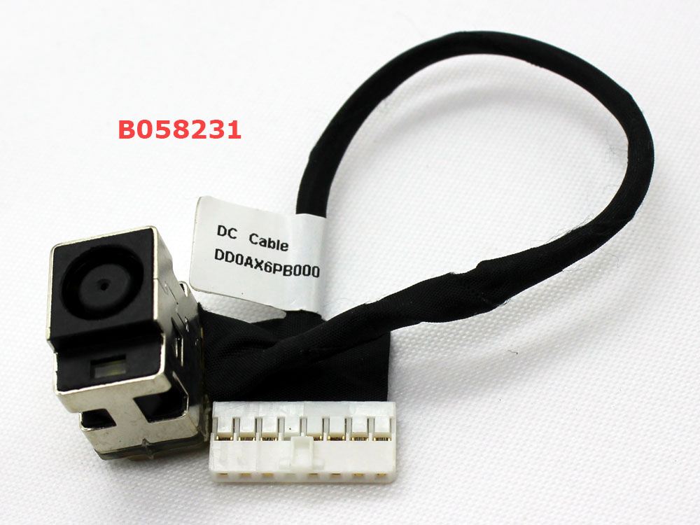 (image for) Compaq Presario CQ56 CQ62 HP Pavilion G56 G62 602743-001 609154-001 611543-001 35070QP00-600-G 35070SV00-H59-G DD0AX6PB000 AC DC Power Jack Socket Connector Charging Port DC IN Cable Wire Har